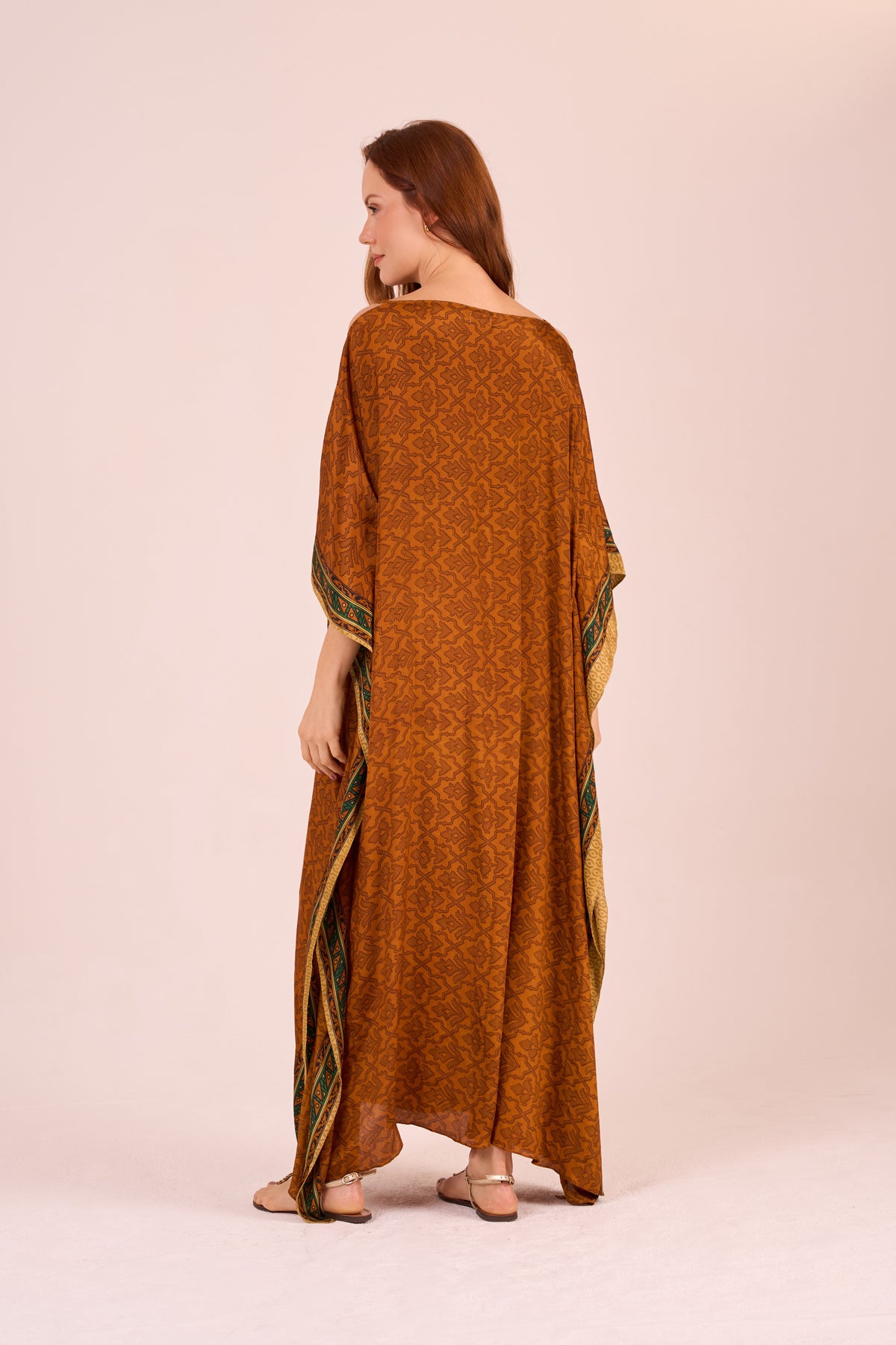 KAFTAN JAVA SEDA TERRA E VERDE