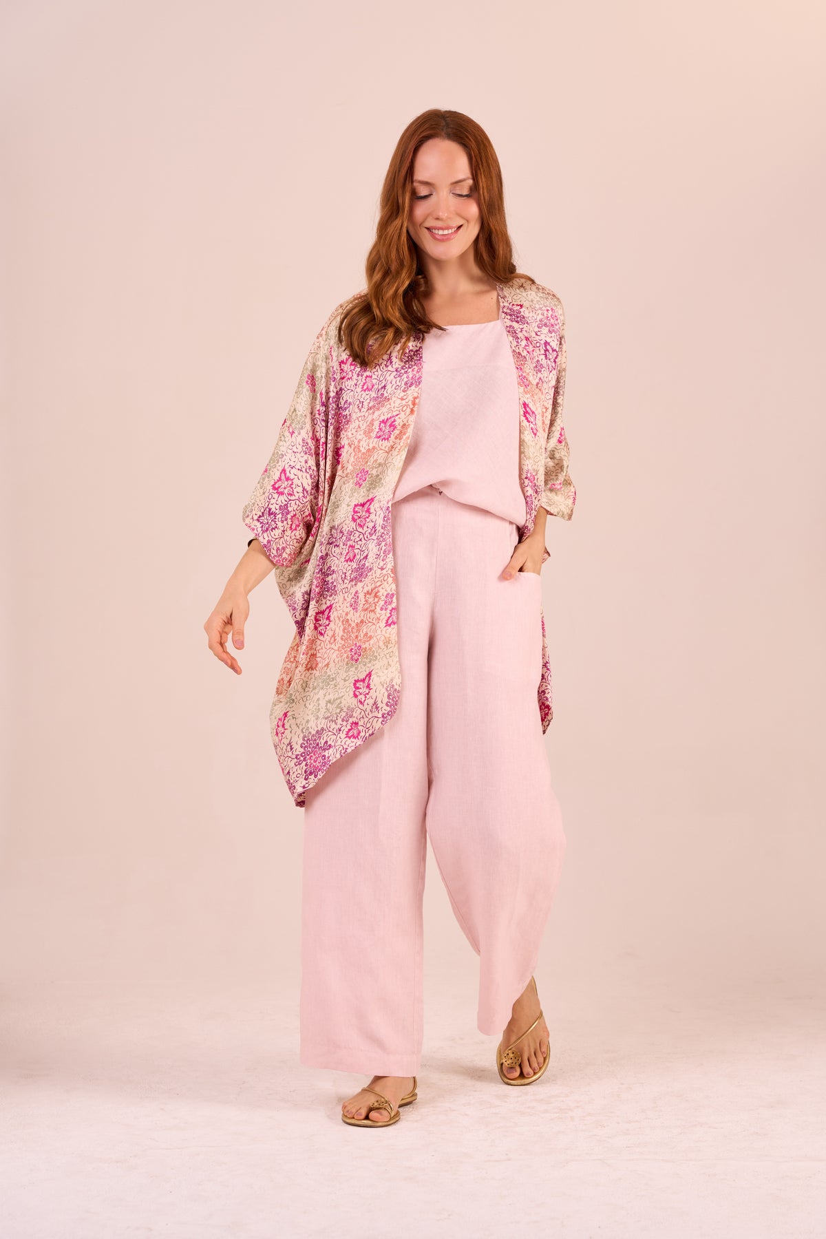 KIMONO TAJ ROSA