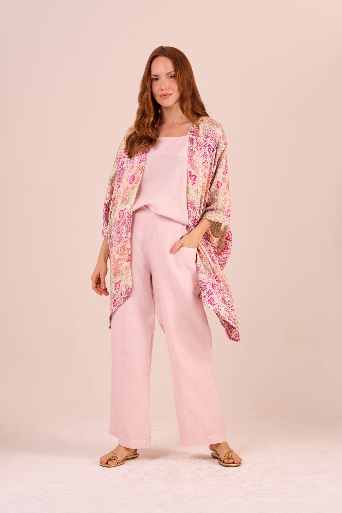 KIMONO TAJ ROSA