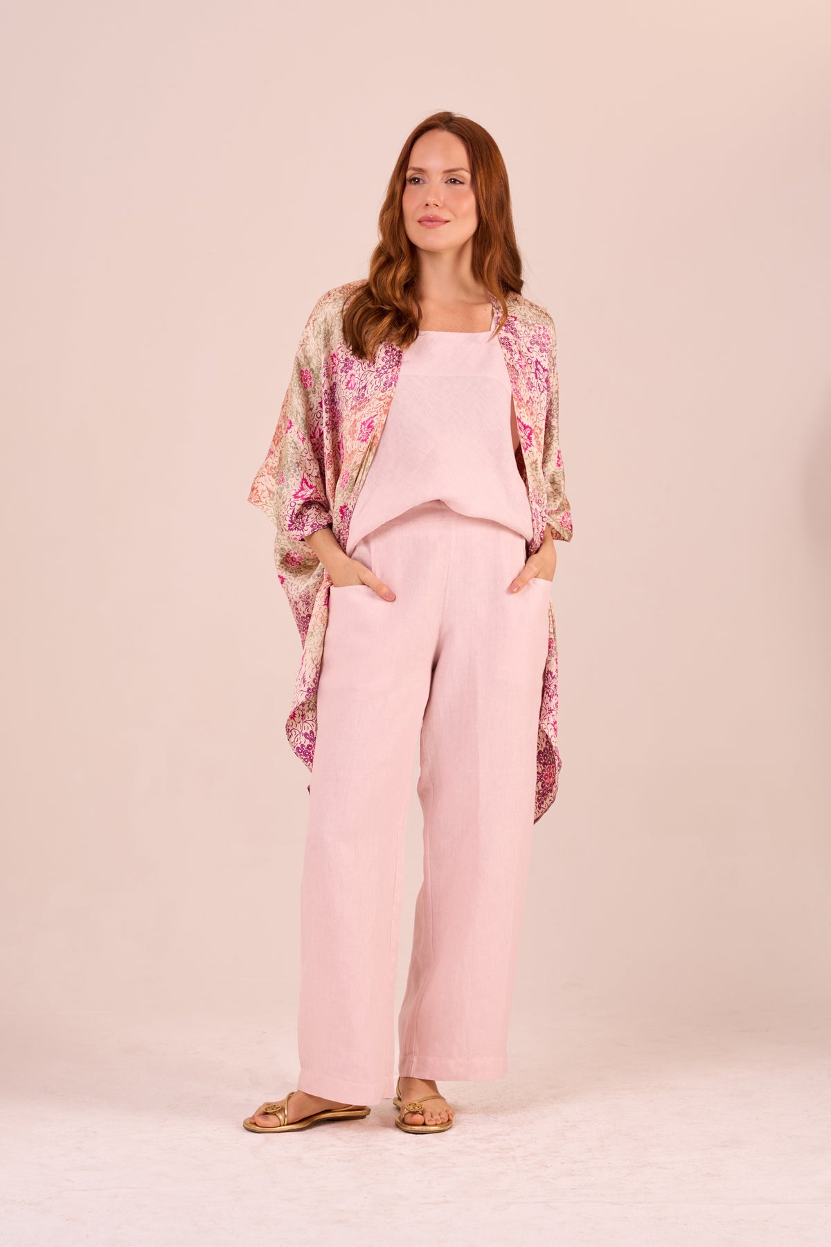 KIMONO TAJ ROSA