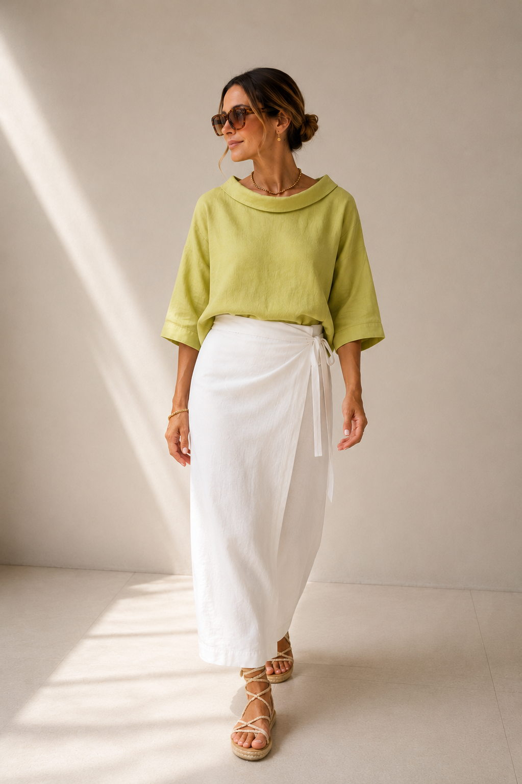 AMALFI LINEN SKIRT