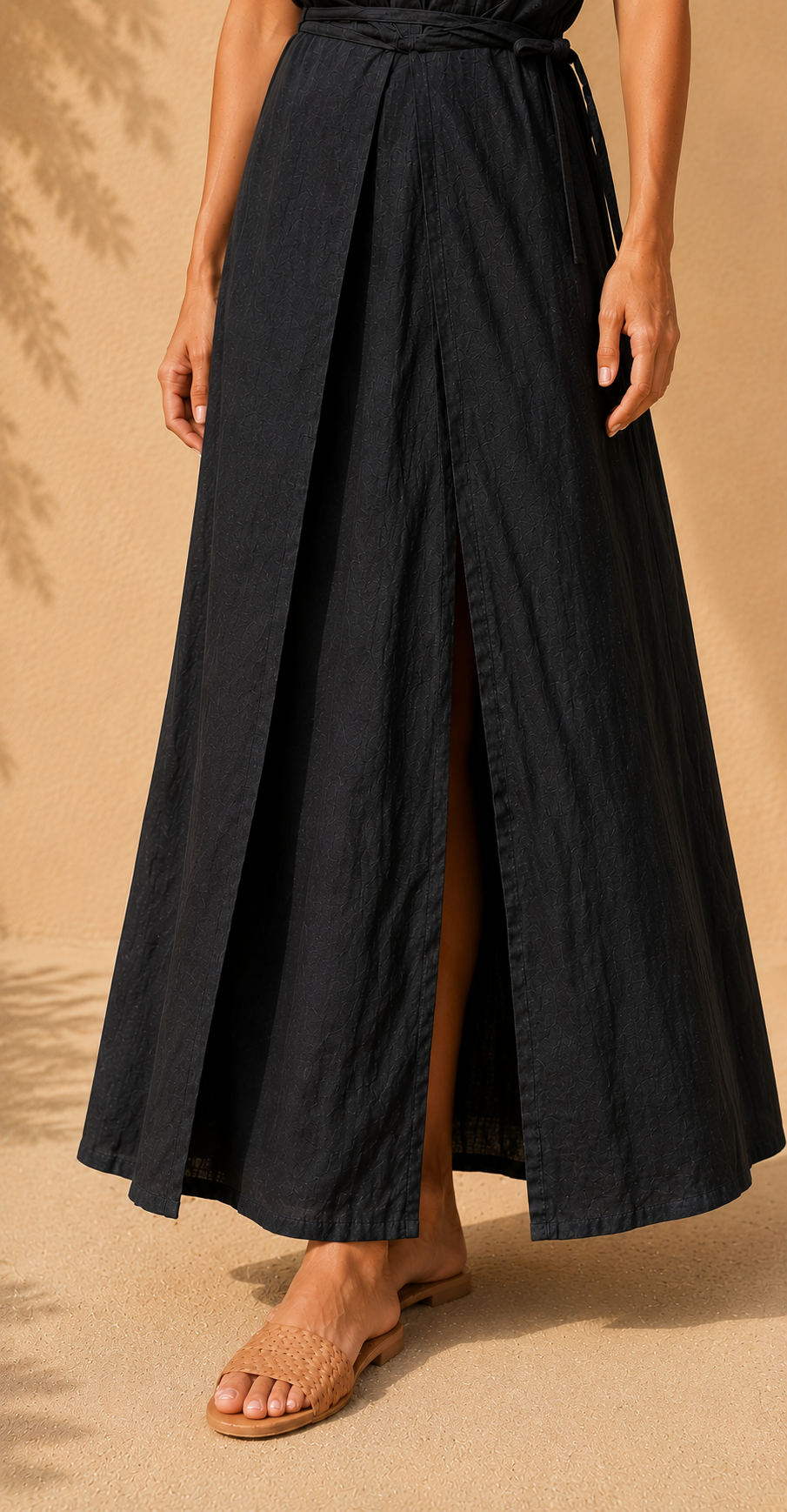 KAMARI PLAIN LINEN DRESS