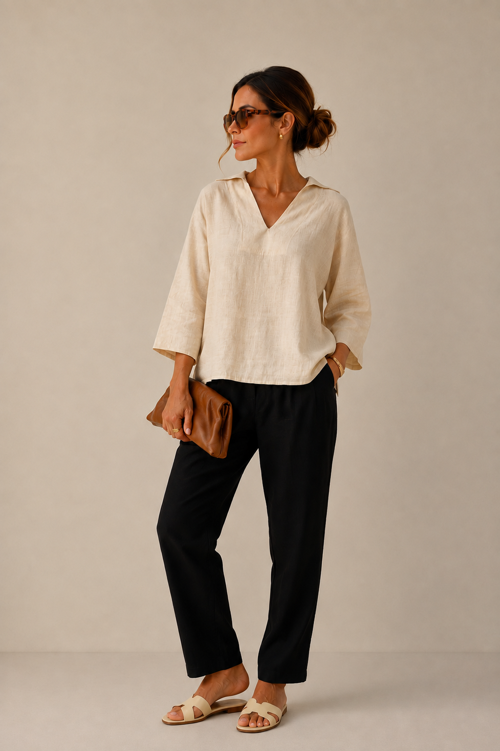 BLUSA SERENA LINHO