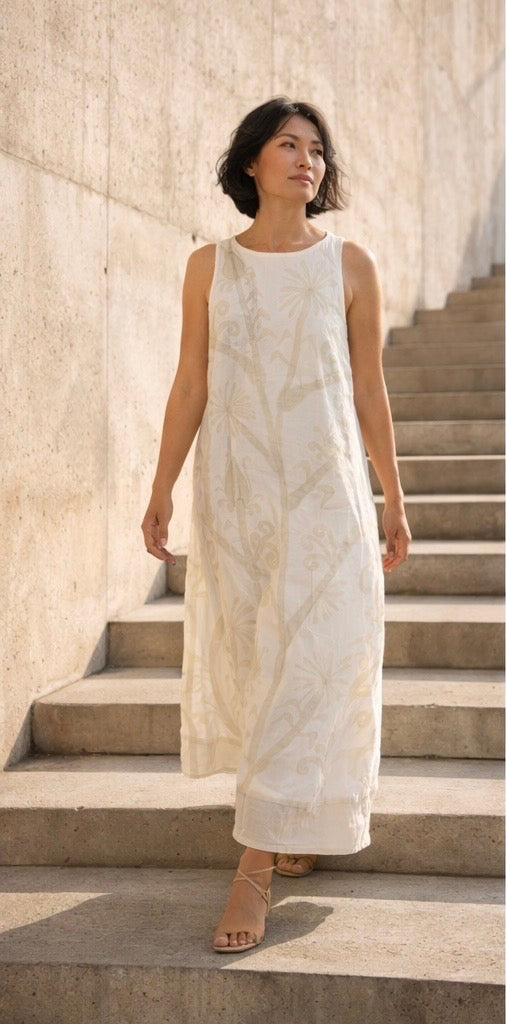 Vestido Delhi pintado