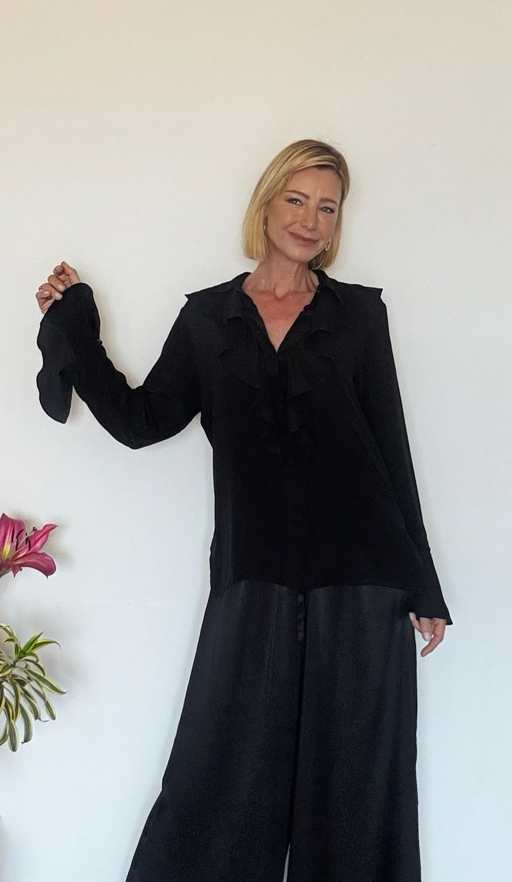 BLUSA DE SEDA GOA