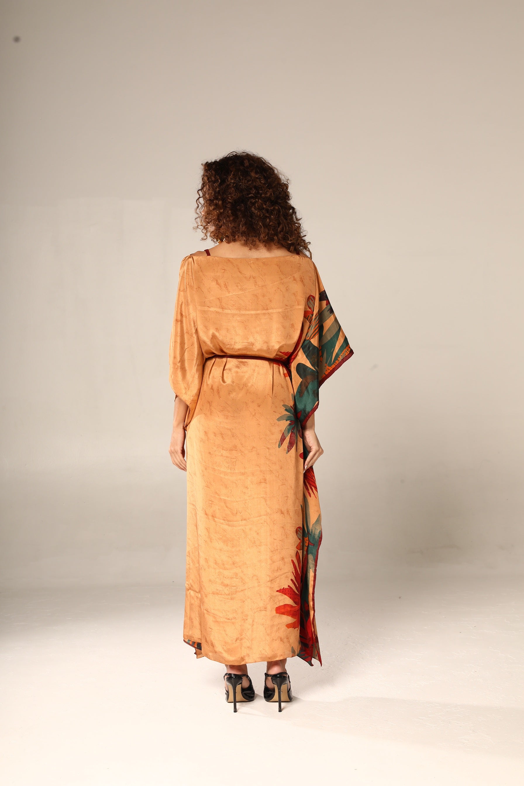 KAFTAN JAVA LARANJA FOLHAS