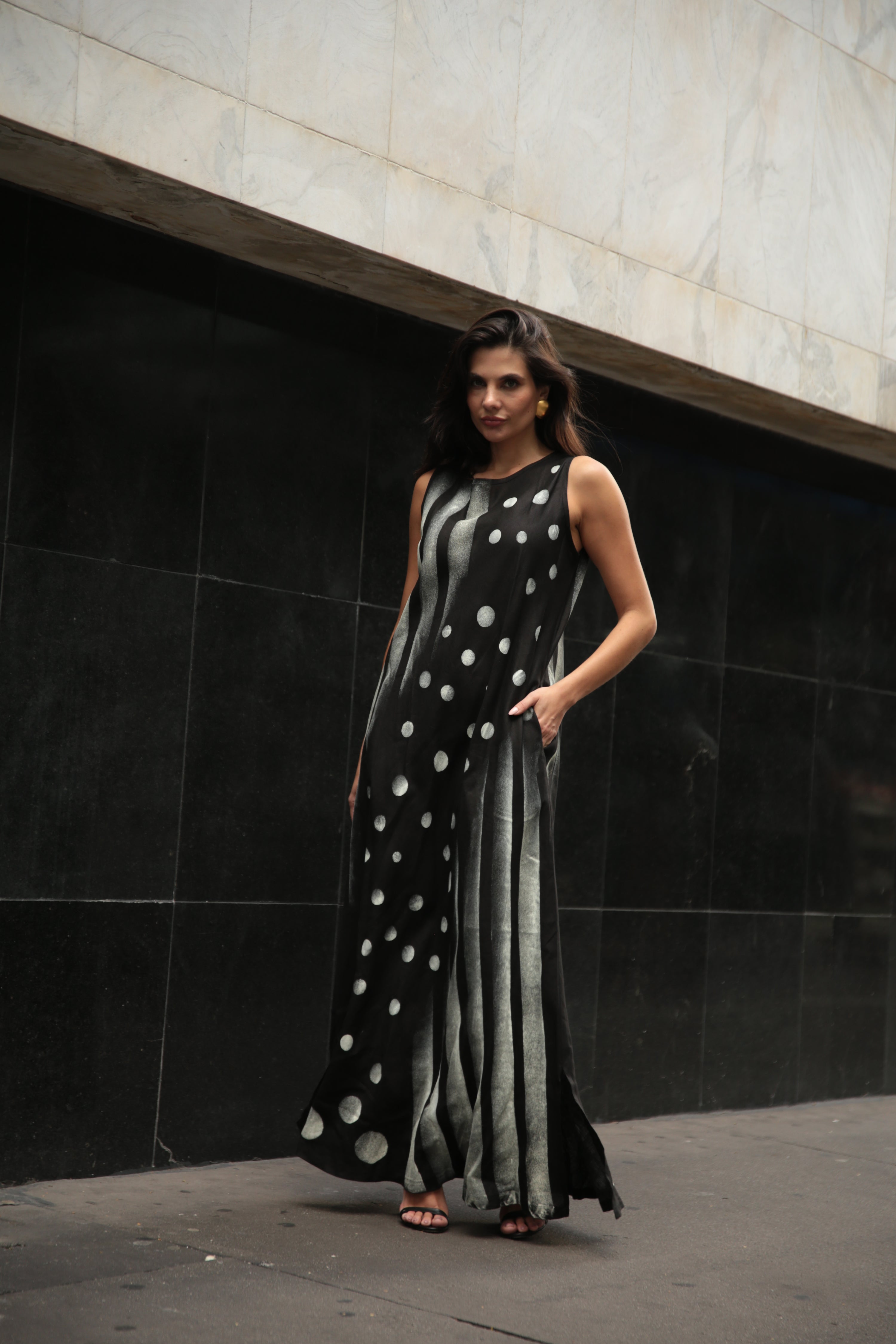 VESTIDO BARDOT PINTADO