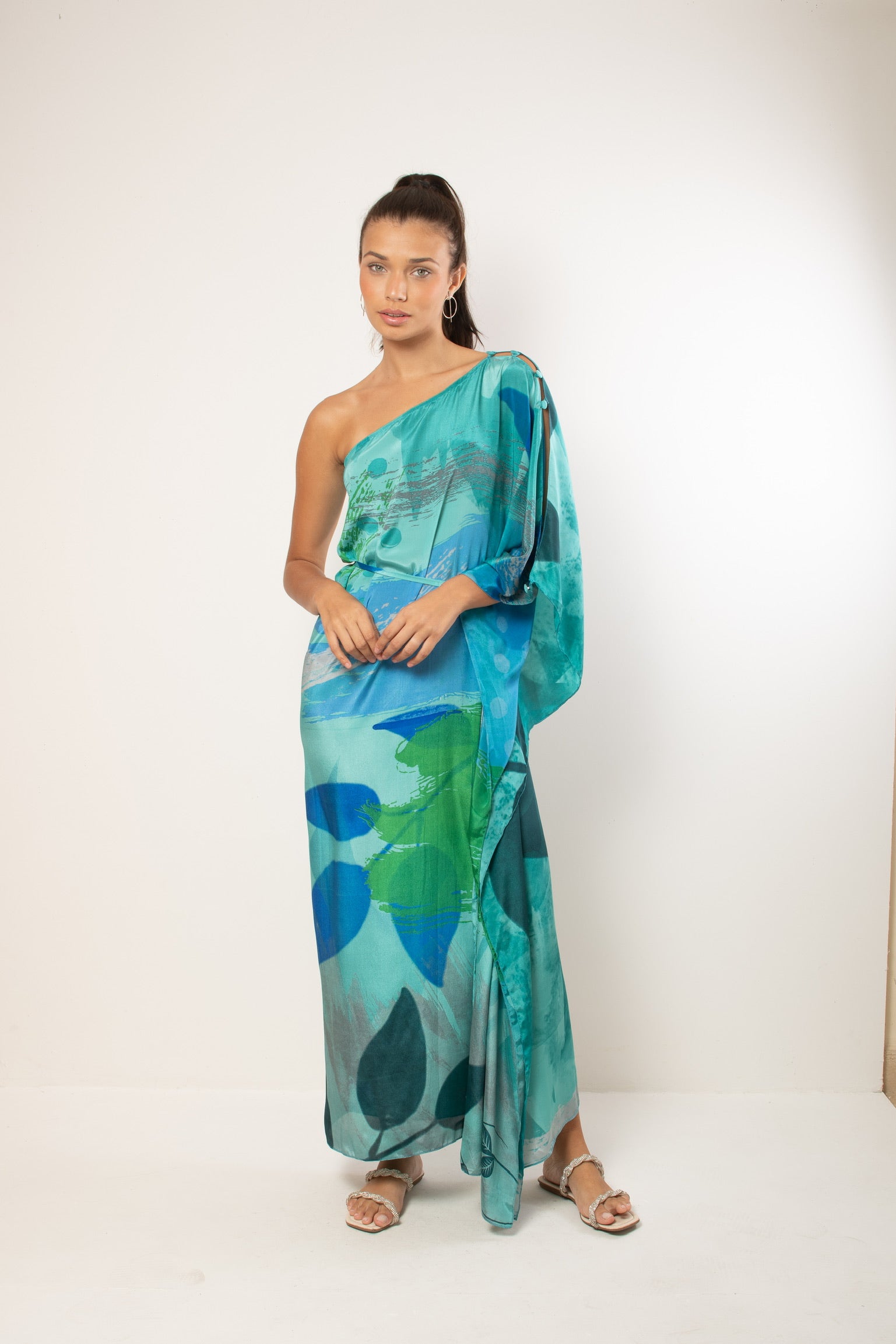 KAFTAN RHODES LONGO TONS DE AZUL