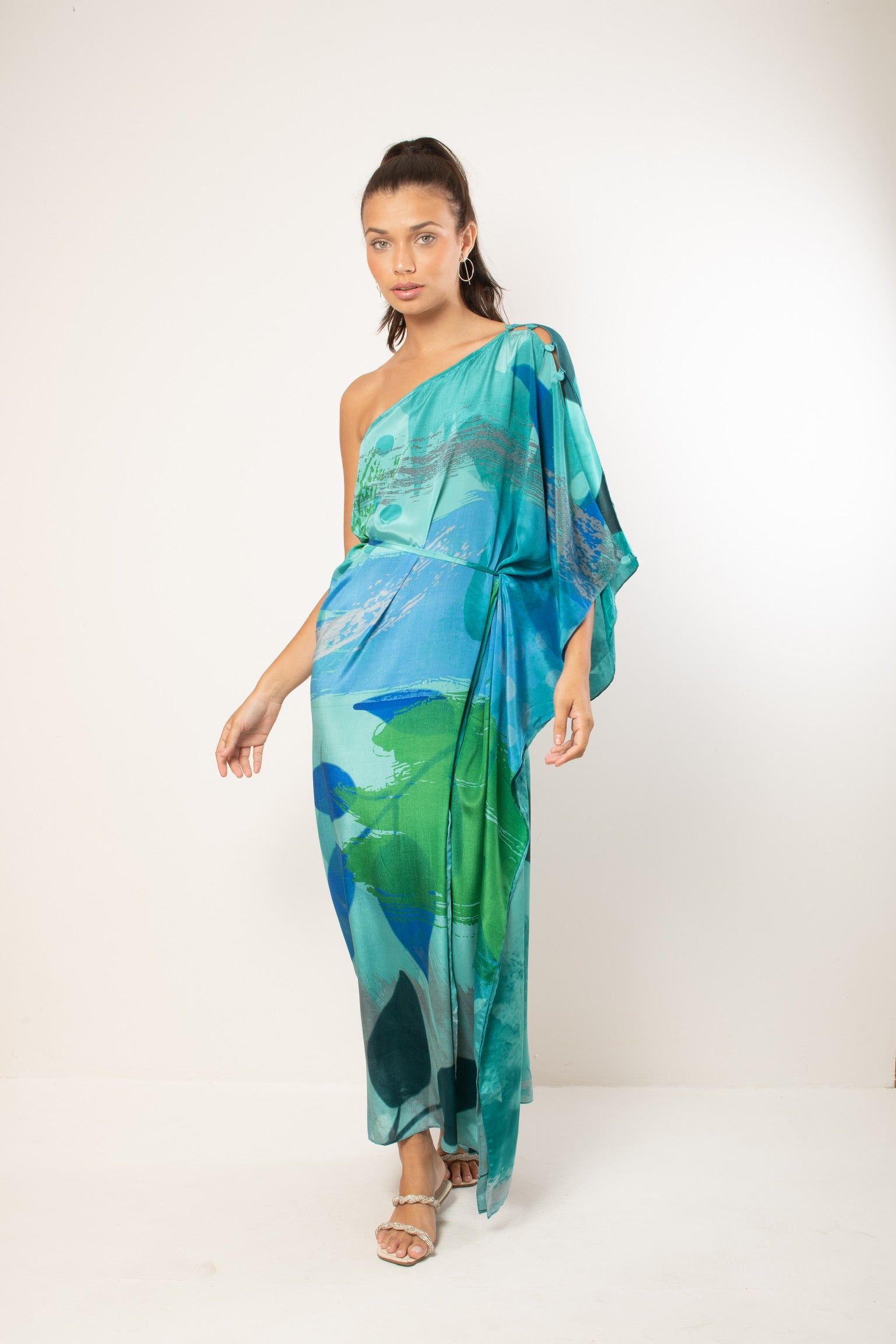 KAFTAN RHODES LONG SHADES OF BLUE