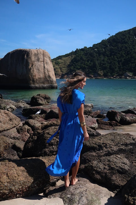 BLUE PUGLIA DRESS