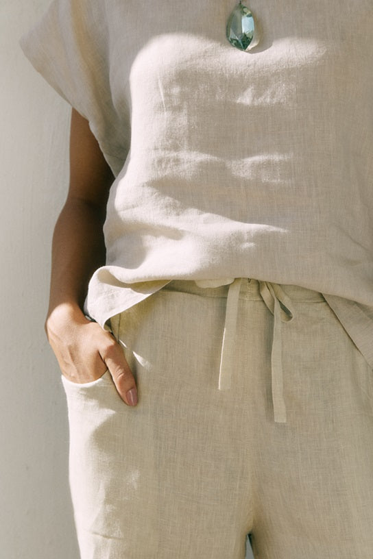 CARTAGENA LINEN BLOUSE SALE