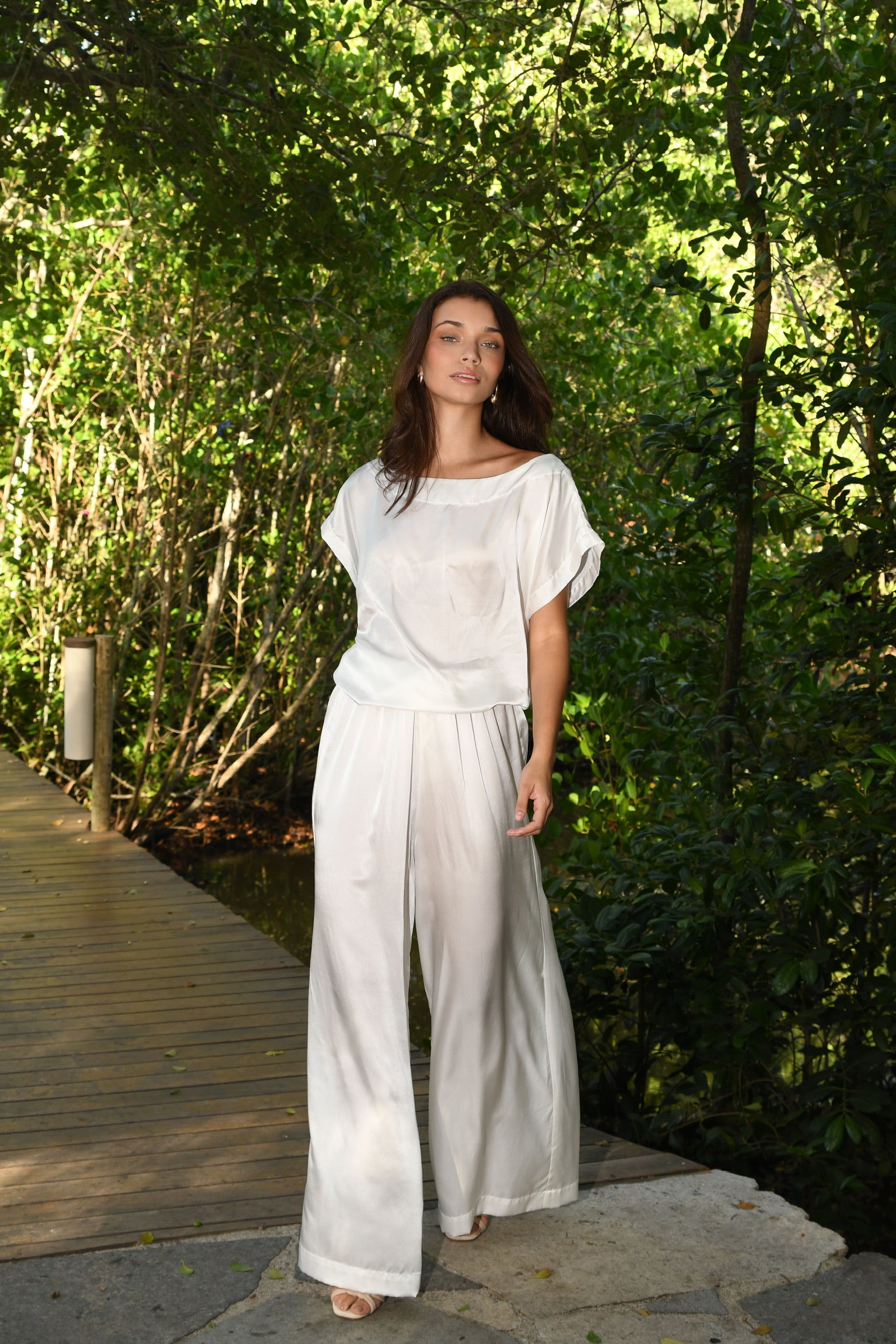 BLUSA CARTAGENA SEDA LISA