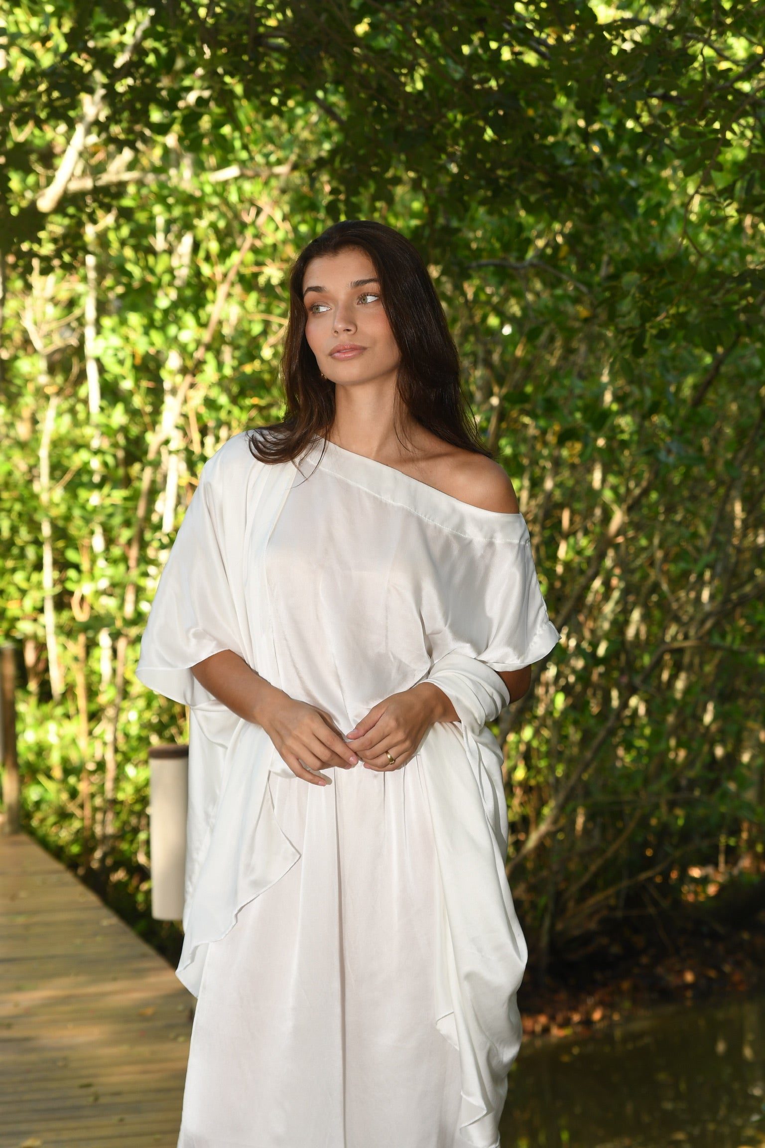 BLUSA CARTAGENA SEDA LISA