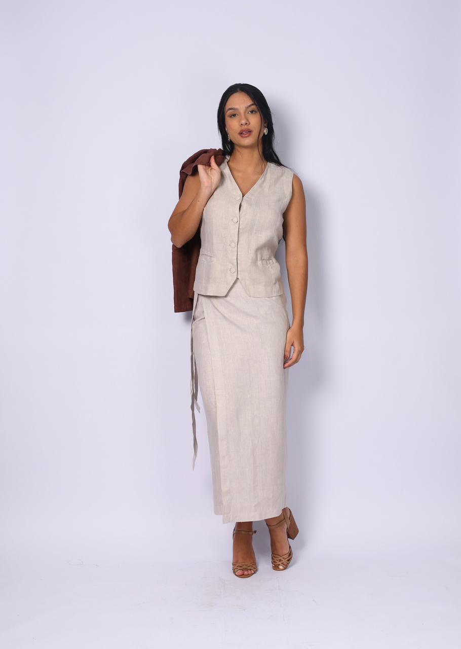 AMALFI LINEN SKIRT