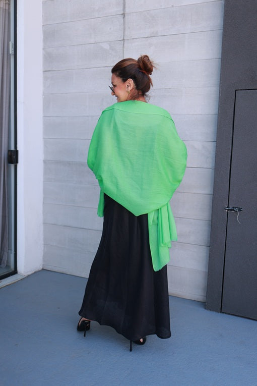 PASHMINA VERDE MENTA